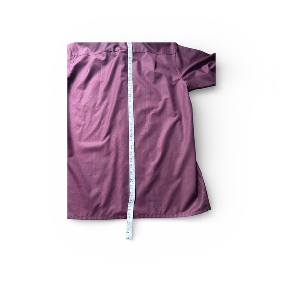 Elegant Maroon Button-Down Shirt for Men size L size 16-16.5 - Picture 5 of 11